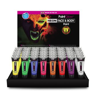 13 ml Gesicht &amp; K&ouml;rper UV Farbstoff - Set von 60 Tubes