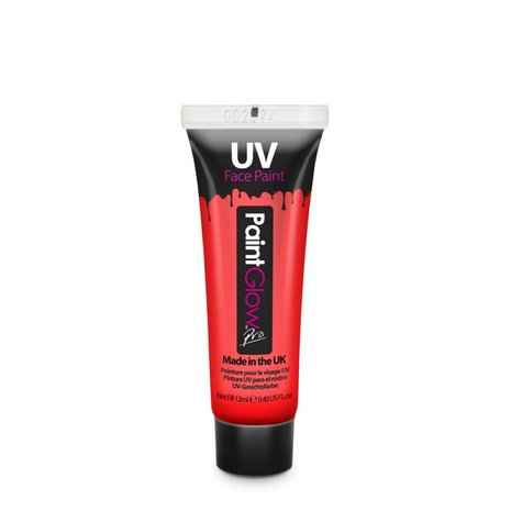 13 ml Gesicht & Körper UV Farbstoff - Set von 10 Tubes